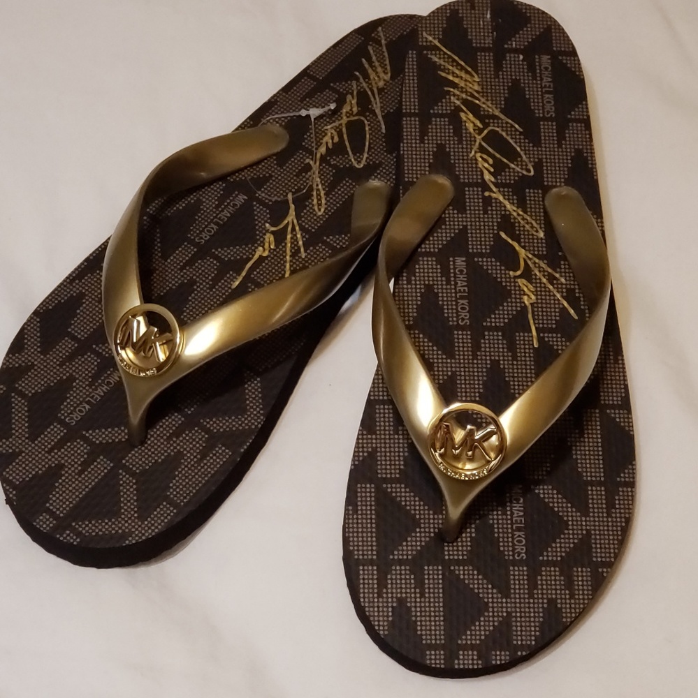 Michael Kors flip flops